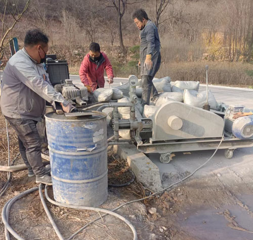 汶上路面下沉注浆